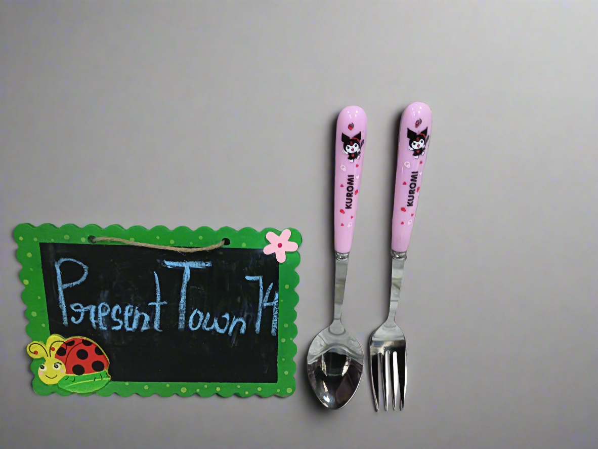 Sanrio Kuromi Cutlery Set